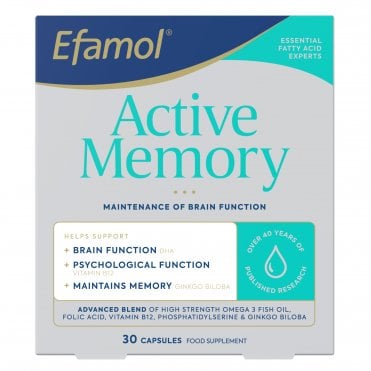 Efamol Active Memory - 30 Capsules