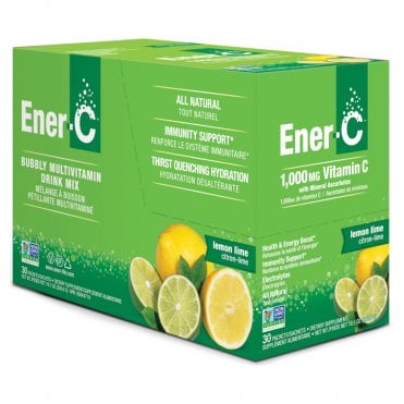Ener-Life Ener-C Lemon Lime Effervescent Vitamin C Drink - 30 Sachets
