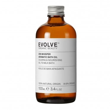 Evolve Organic Zen Whisper Aromatic Bath Oil - 100ml