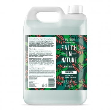 Faith in Nature Aloe Vera Rejuvenating Shampoo Refill - 5 Litre