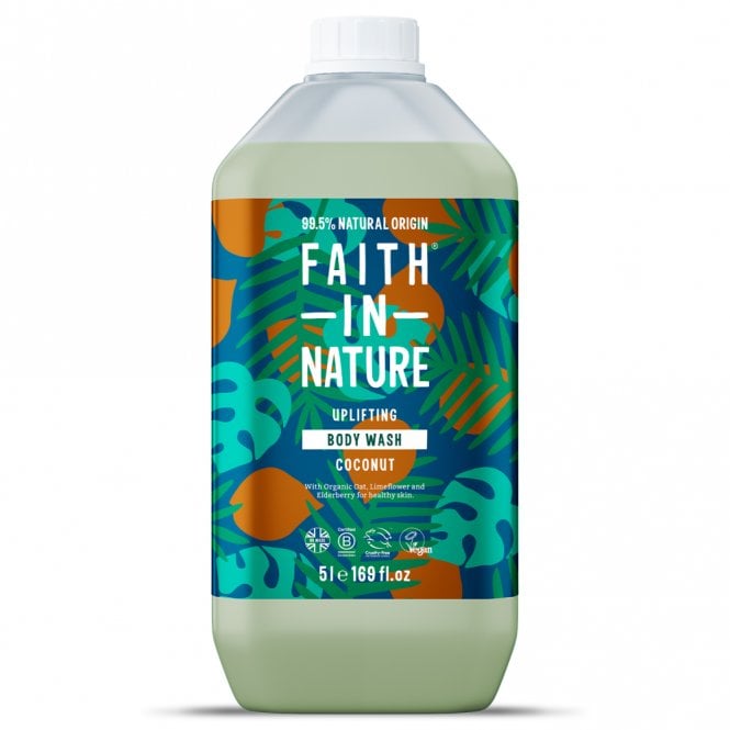 Faith in Nature Coconut Uplifting Body Wash Refill - 5 Litre