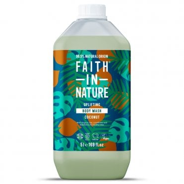 Faith in Nature Coconut Uplifting Body Wash Refill - 5 Litre