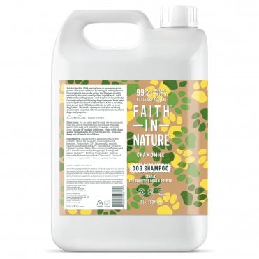 Faith in Nature Gentle Chamomile Dog Shampoo Refill - 5 Litre