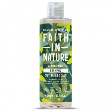 Faith in Nature Seaweed & Citrus Detoxifying Shampoo for Oily Hair & Scalp - 400ml