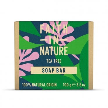 Faith in Nature Tea Tree Bar Soap - 100g