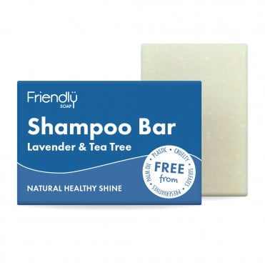 Friendly Soap Lavender & Tea Tree Shampoo Bar - 95g