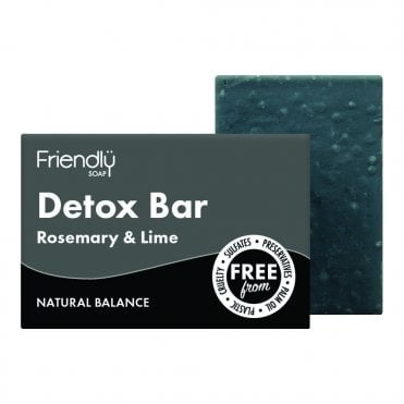 Friendly Soap Rosemary & Lime Detox Bar - 95g
