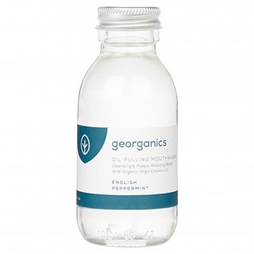 Georganics Oil Pulling English Peppermint Mouthwash - 100ml