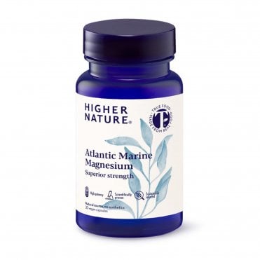 HIGHER NATURE Atlantic Marine Magnesium - 30 x 300mg Vegicaps
