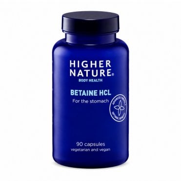 HIGHER NATURE Betaine HCL - 90 Vegicaps