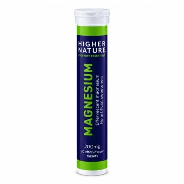 HIGHER NATURE Effervescent Magnesium - 20 Tablets