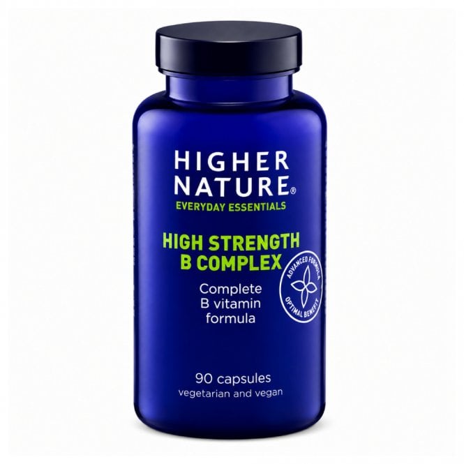 HIGHER NATURE High Strength B Complex - 90 Vegicaps