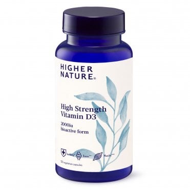 HIGHER NATURE High Strength Vitamin D3 - 120 Vegicaps
