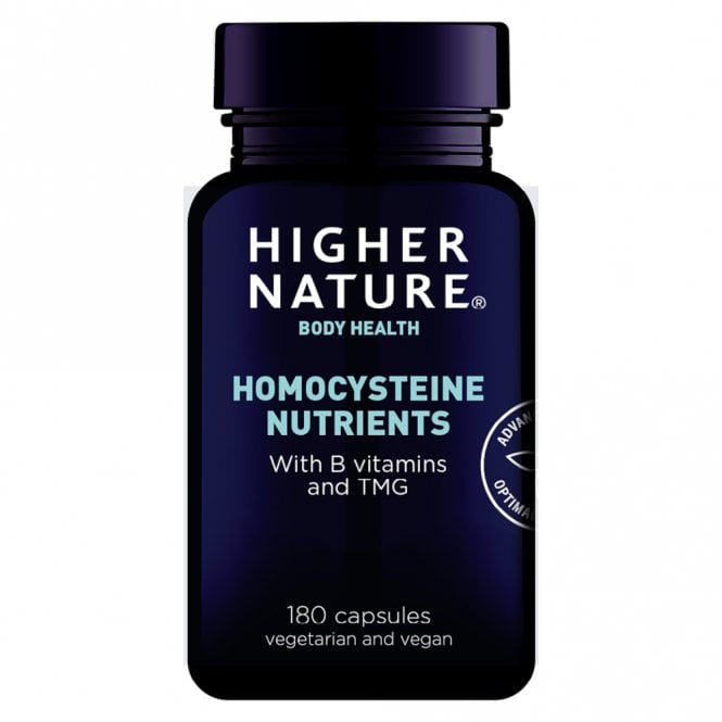 HIGHER NATURE Homocysteine Nutrients - 180 Vegicaps