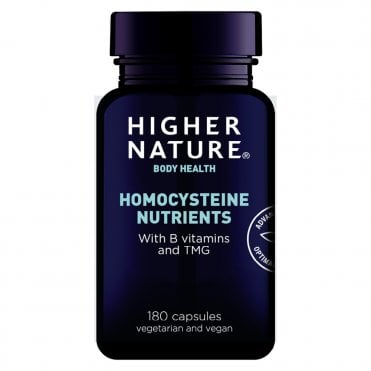 HIGHER NATURE Homocysteine Nutrients - 180 Vegicaps