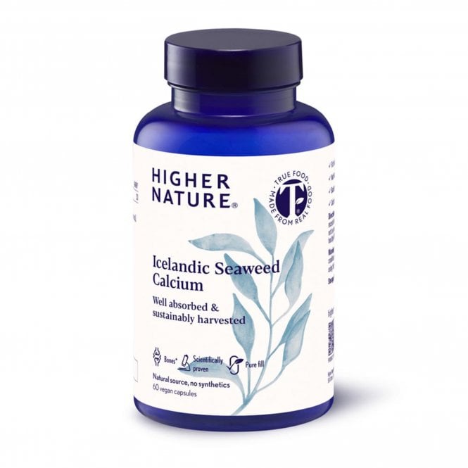HIGHER NATURE Icelandic Seaweed Calcium - 60 Vegicaps