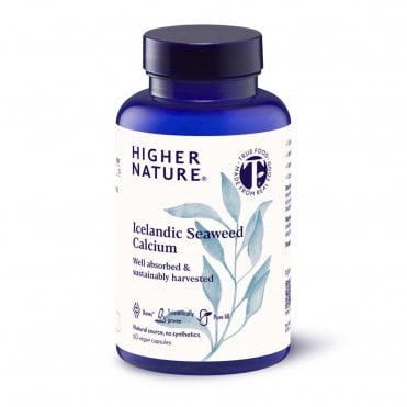 HIGHER NATURE Icelandic Seaweed Calcium - 60 Vegicaps