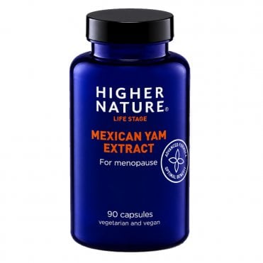 HIGHER NATURE Mexican Yam Extract for Menopause - 90 Vegicaps