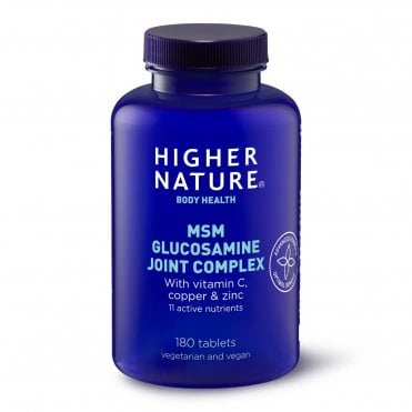 HIGHER NATURE MSM Glucosamine Joint Complex - 180 Tablets