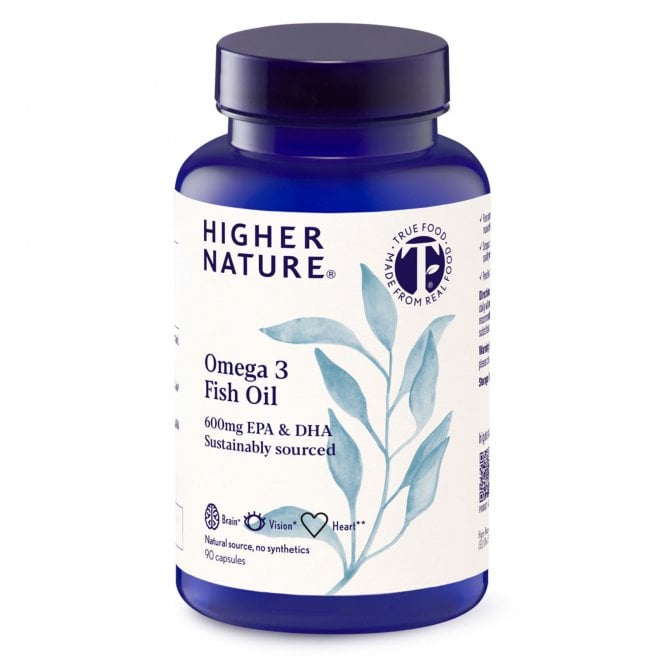 HIGHER NATURE Omega-3 Fish Oil - 90 Capsules