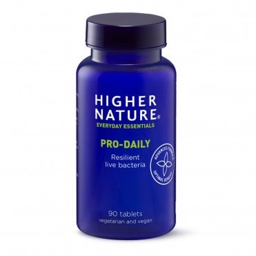 HIGHER NATURE Pro-Daily Resilient Live Bacteria - 90 Tablets