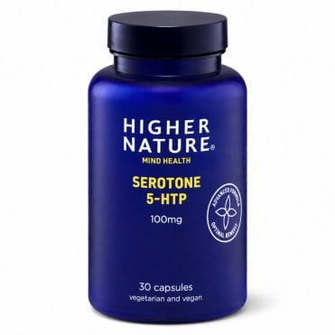 HIGHER NATURE Serotone 5-HTP - 30 x 100mg Vegicaps