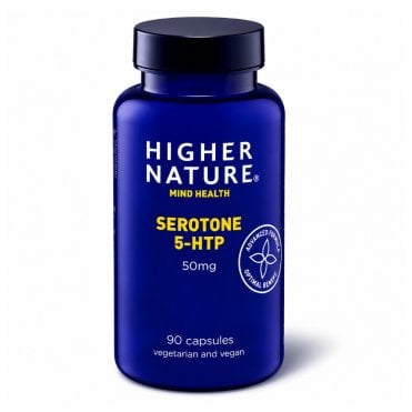 HIGHER NATURE Serotone 5-HTP - 90 x 50mg Vegicaps