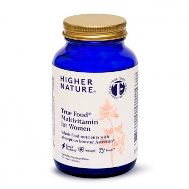 HIGHER NATURE True Food Multivitamin For Women - 60 Vegicaps