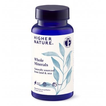 HIGHER NATURE Whole Minerals - 60 Vegicaps