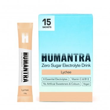 HUMANTRA Lychee Electrolyte Drink - 15 x 3.9g Sachets