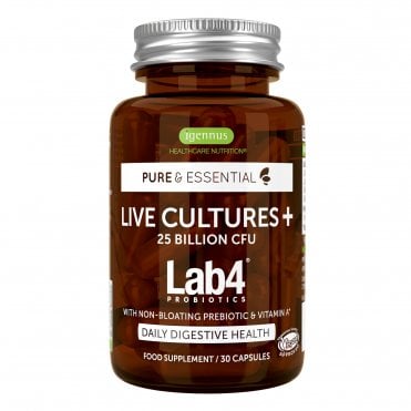 Igennus Live Cultures + Lab 4 Probiotics - 30 Capsules