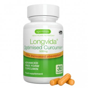 Igennus Longvida Optimised Curcumin - 30 Vegicaps