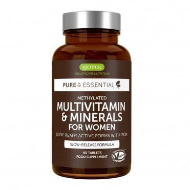 Igennus Methylated Multivitamin & Minerals for Women - 60 Tablets