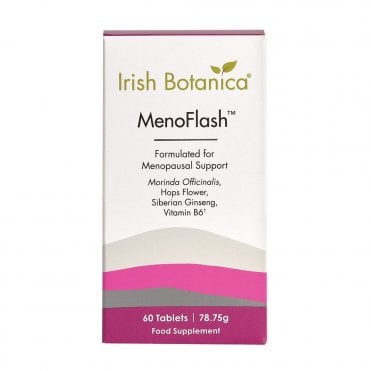 Irish Botanica MenoFlash Tablets - 60 Capsules - Best Before Date is 31st October 2026