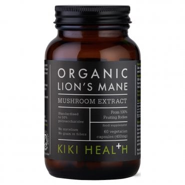 KIKI Health Organic Lion's Mane - 60 Vegicaps