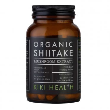 KIKI Health Organic Shiitake - 60 Vegicaps