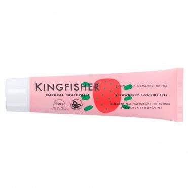 Kingfisher Children's Fluoride-Free Strawberry Toothpaste - 100ml