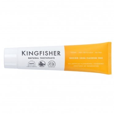 Kingfisher Fluoride-Free Baking Soda Toothpaste - 100ml