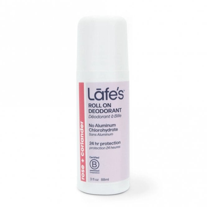 Lafe's Rose + Coriander Roll On Deodorant - 88ml