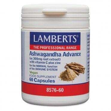 LAMBERTS Ashwagandha Advance - 60 x 6000mg Capsules