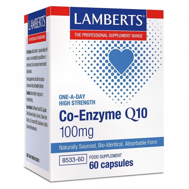 LAMBERTS Co-Enzyme Q10 - 60 x 100mg Vegicaps