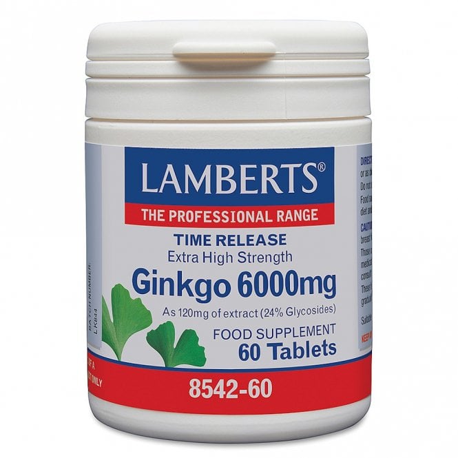 LAMBERTS Ginkgo 6000mg - 60 Tablets