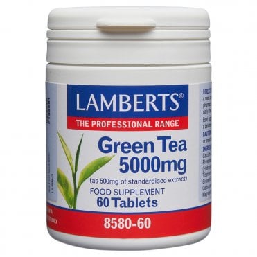 LAMBERTS Green Tea - 60 x 5000mg Tablets