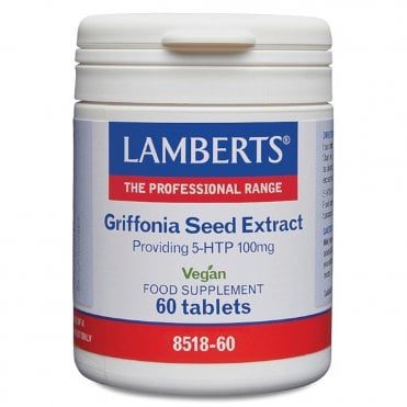 LAMBERTS Griffonia Seed Extract - 60 x 100mg Tablets