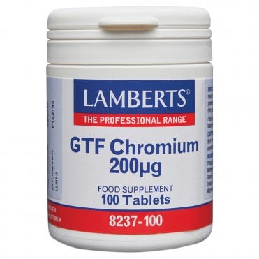 LAMBERTS GTF Chromium (as Picolinate) - 100 Tablets