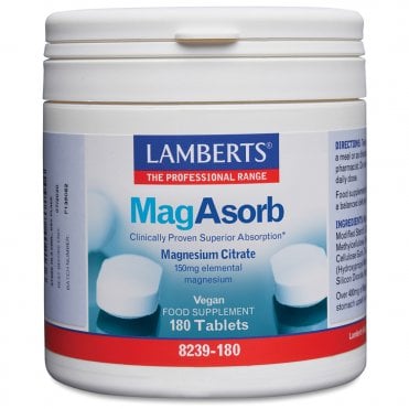 LAMBERTS MagAsorb - 180 Tablets