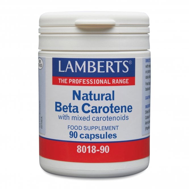LAMBERTS Natural Beta Carotene - 90 Capsules