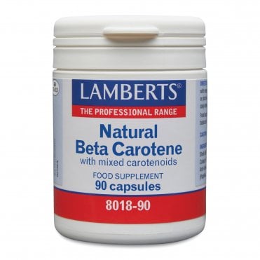LAMBERTS Natural Beta Carotene - 90 Capsules