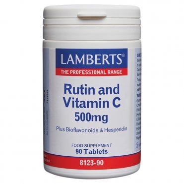 LAMBERTS Rutin & Vitamin C + Bioflavonoids - 90 Tablets