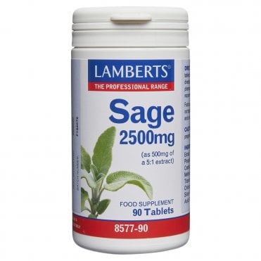 LAMBERTS Sage - 90 x 2500mg Tablets
